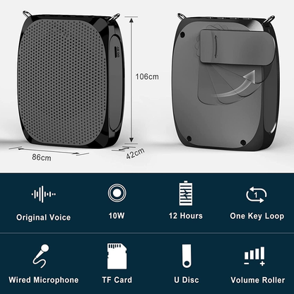 Personal Voice Amplifier For Teachers And Elderly