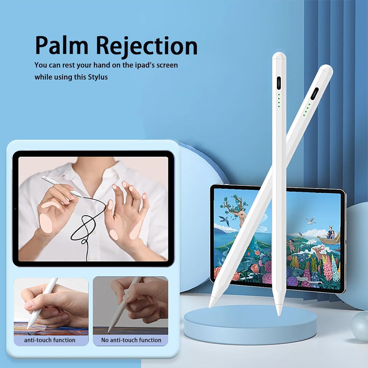 Universal Touch Stylus Pen for Tablets - Apple iPad, Android Accessories, Lightweight & Durable Design