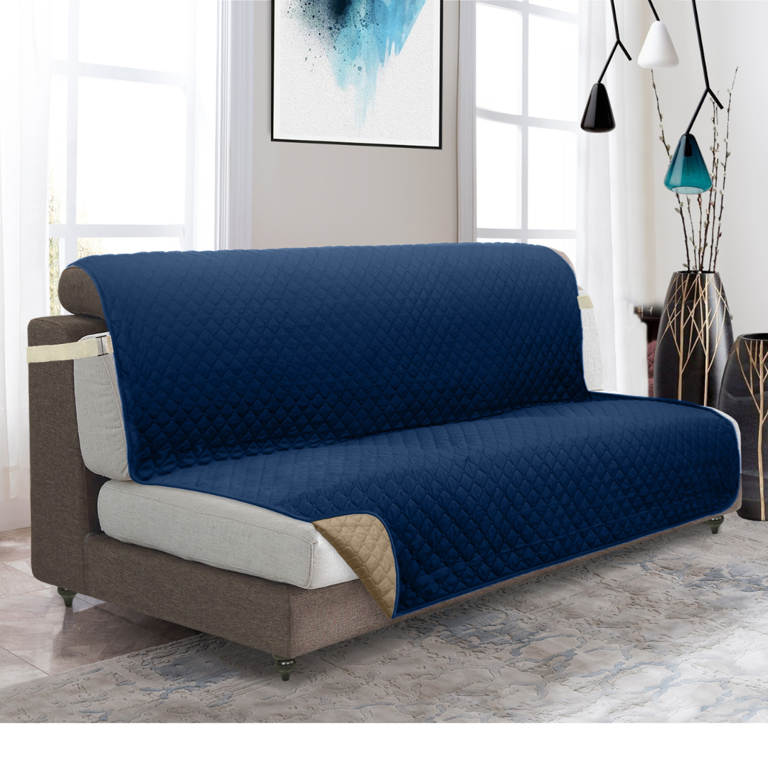 Couch Cover Furniture Protector With Side Pockets And Back Straps Reversible Colors Fall 2025 Pet Friendly