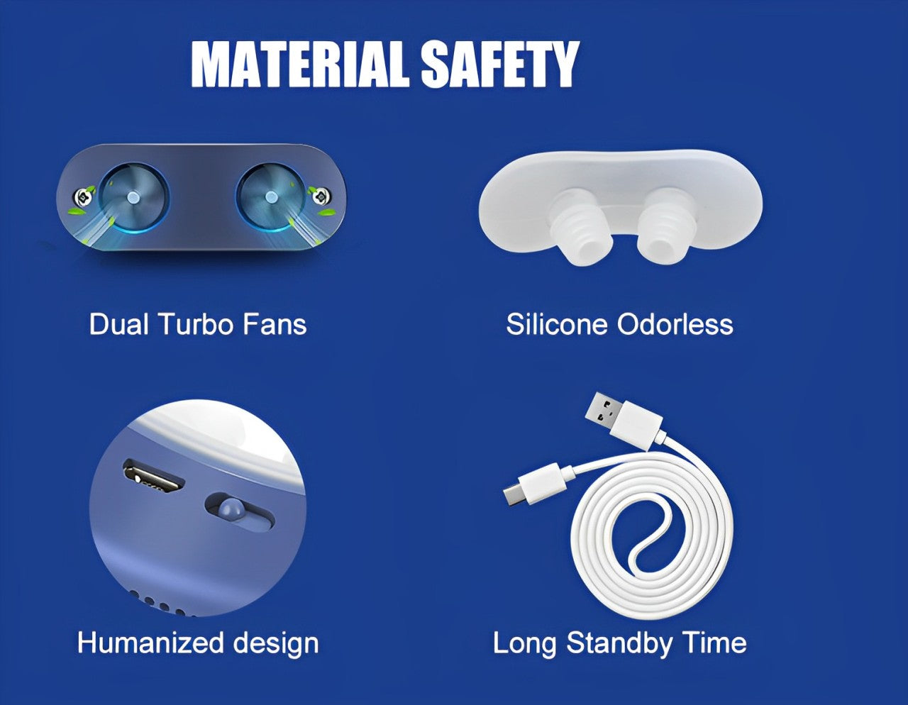 Travel Micro CPAP Alternative Nasal Bud Quiet Sleep Aid