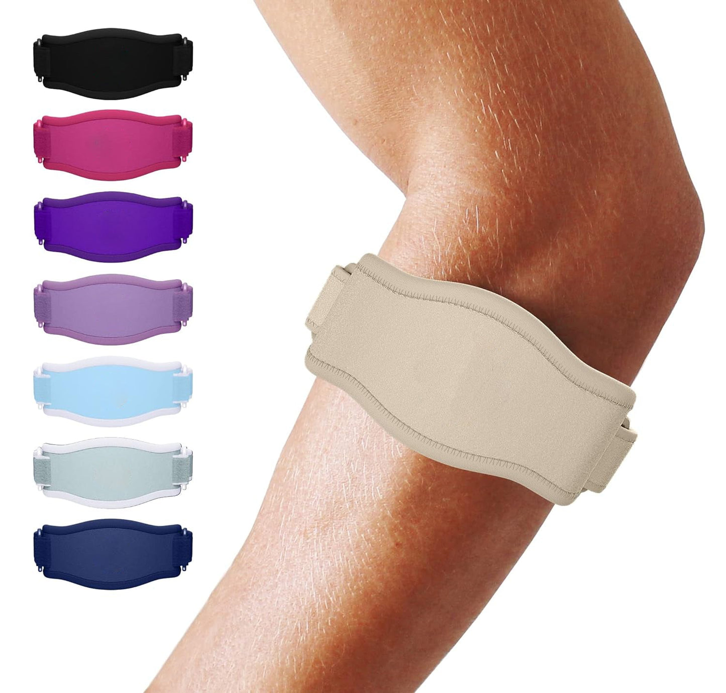 Tennis Elbow Brace Adjustable Elbow Support Breathable Sweat Wicking Compression for Tendonitis Fall 2025 Wellness