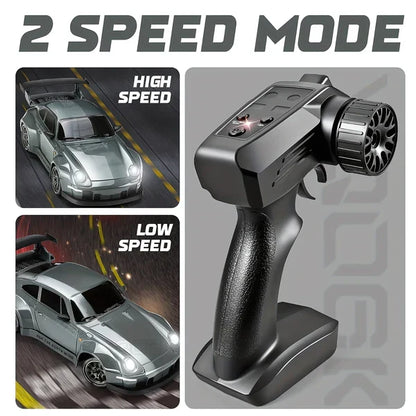 RC Car 4WD LED Lights Retro Drift Master Style High Traction Night Racing Fall 2025 Gift Idea