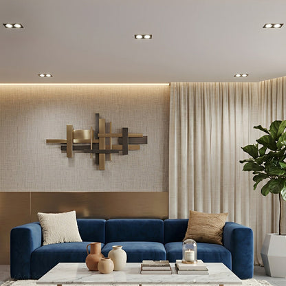 Modern Minimalist Ceiling Downlight 2-Lights Recessed LED Spotlight