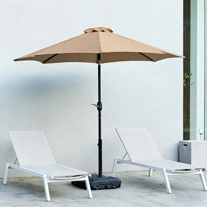 9 Ft Waterproof UV Protection Outdoor Patio Umbrella