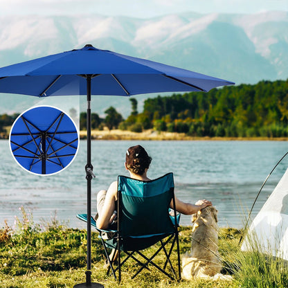 9 Ft Waterproof UV Protection Outdoor Patio Umbrella