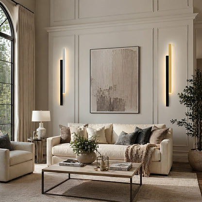Nordic Minimalist Double Long Strip LED Wall Lamp