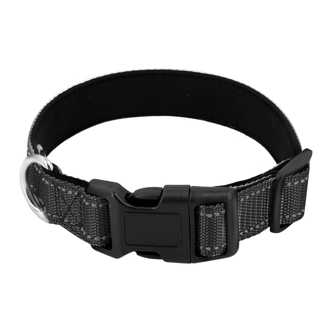 Reflective Dog Collar Quick-Lock Buckle - Safe Night Walks, Fall 2025 Gift Idea For Pets