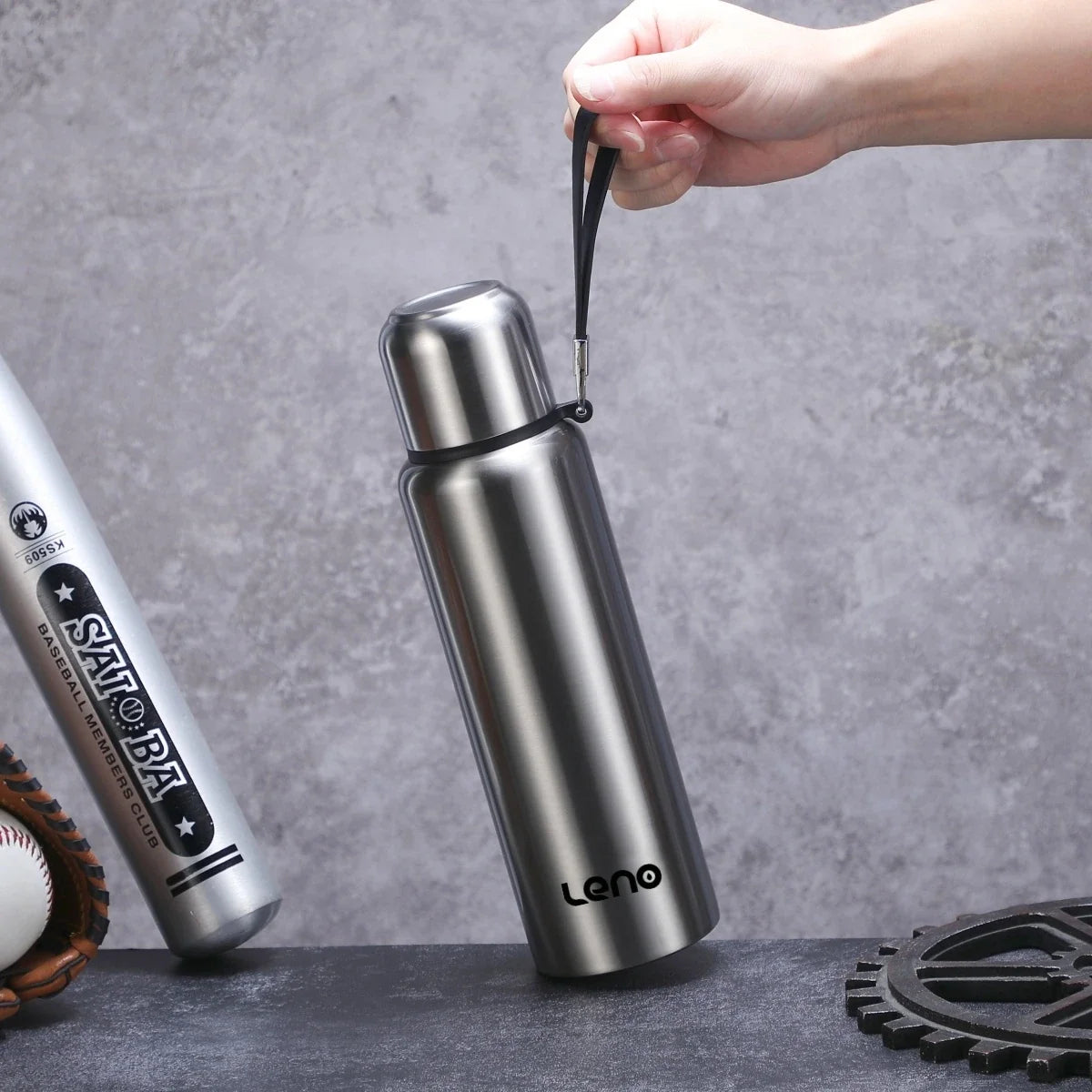 Stainless Steel Water Bottle – Vacuum Insulated Sports Bottle, Summer Travel 2026 Keeps Drinks Hot Or Cold