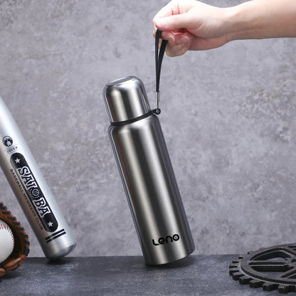 Stainless Steel Water Bottle – Vacuum Insulated Sports Bottle, Summer Travel 2026 Keeps Drinks Hot Or Cold