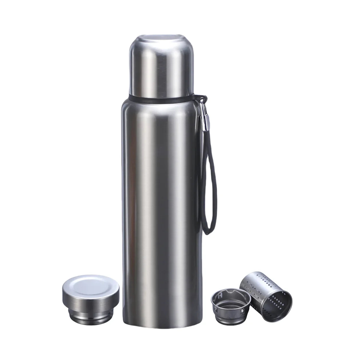 Stainless Steel Water Bottle – Vacuum Insulated Sports Bottle, Summer Travel 2026 Keeps Drinks Hot Or Cold