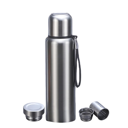 Stainless Steel Water Bottle – Vacuum Insulated Sports Bottle, Summer Travel 2026 Keeps Drinks Hot Or Cold