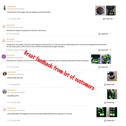 Magnetic Ball Fidget Toy Silicone Sensory Stress Relief
