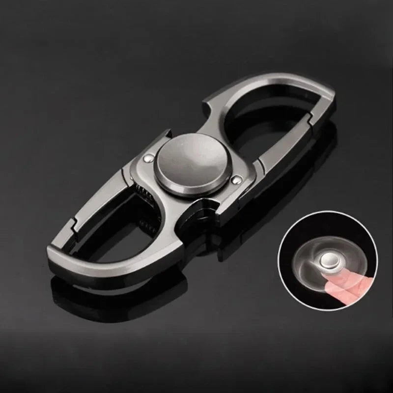 Finger Spinner Fidget Toy Keychain Bottle Opener for Stress Relief