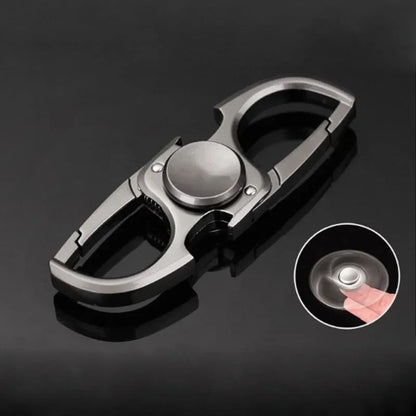 Finger Spinner Fidget Toy Keychain Bottle Opener for Stress Relief