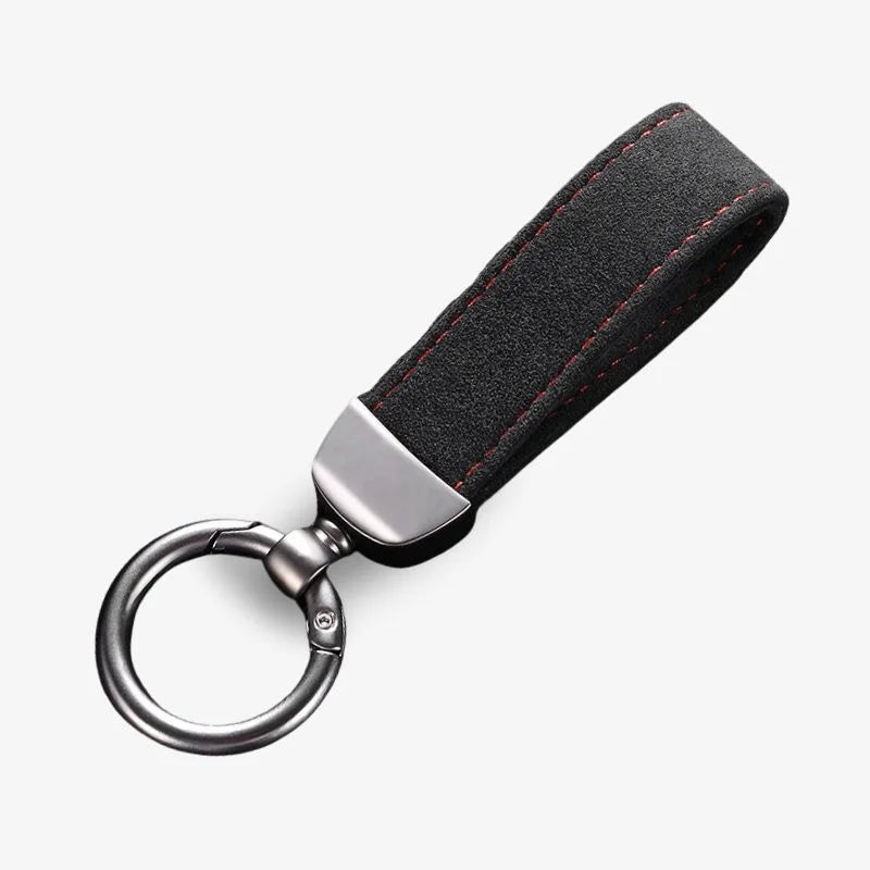 Car Key Chain Alcantara Strap Luxury Keyring Everyday Carry