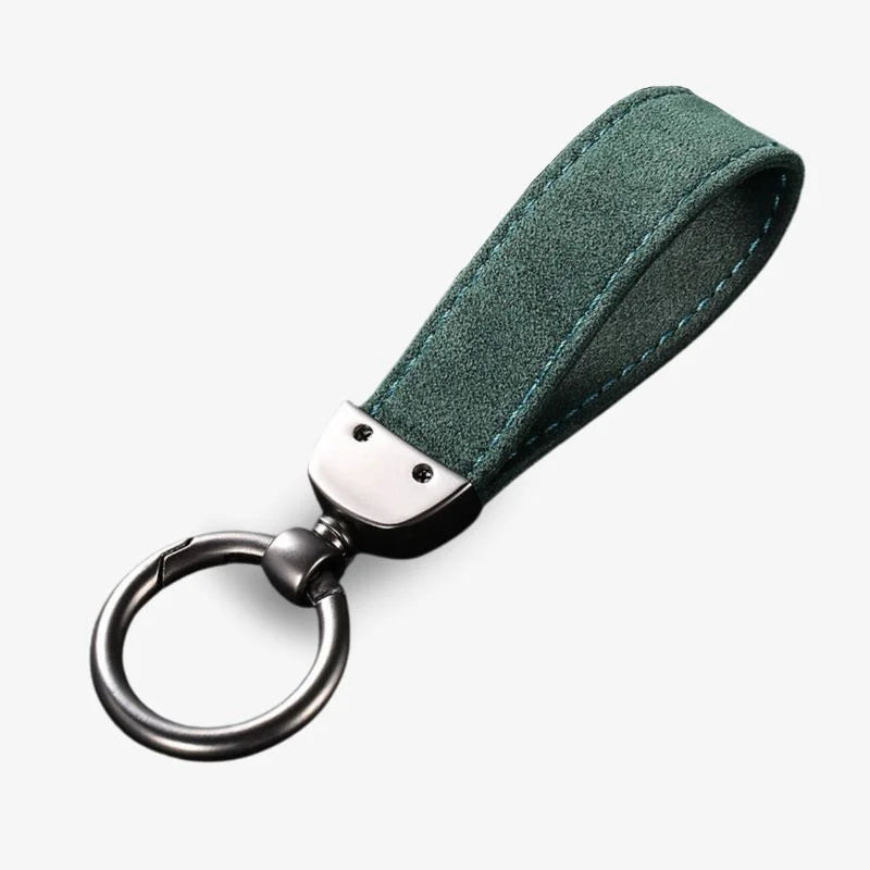 Car Key Chain Alcantara Strap Luxury Keyring Everyday Carry
