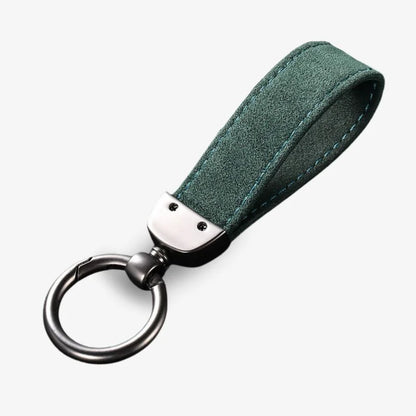 Car Key Chain Alcantara Strap Luxury Keyring Everyday Carry
