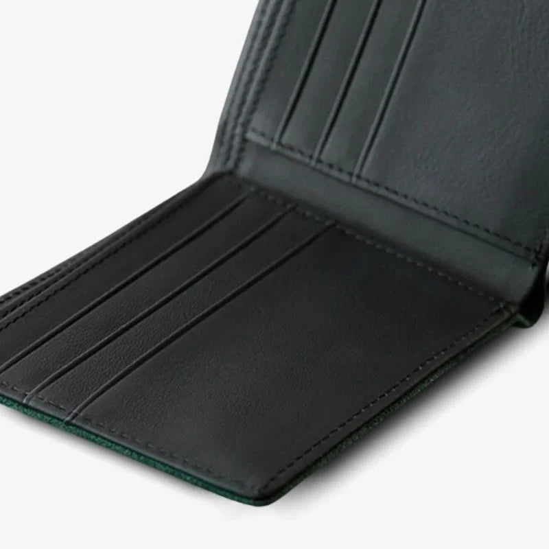 Alcantara Feel Woven BiFold Wallet Luxury Gift Idea