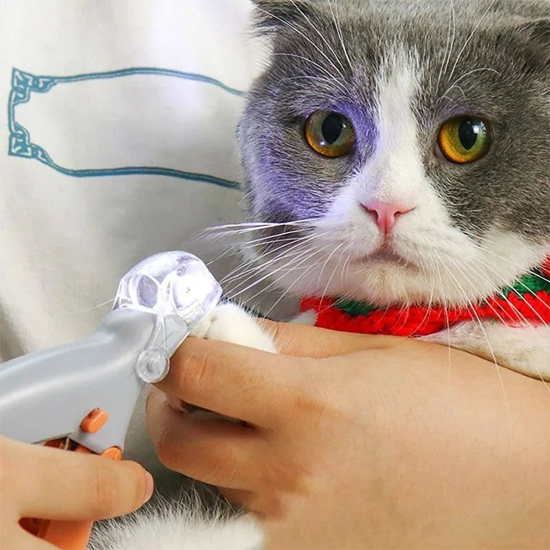 Cat & Dog Nail Clippers With Quick Sensors Safe LED Guide
