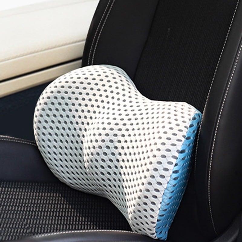 Lumbar Support Cushion – Ergonomic Back Pain Relief For Desk And Car, Breathable Mesh Cover, Fall 2025 Comfort