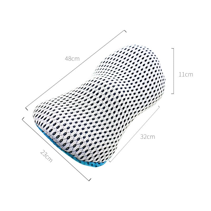 Lumbar Support Cushion – Ergonomic Back Pain Relief For Desk And Car, Breathable Mesh Cover, Fall 2025 Comfort
