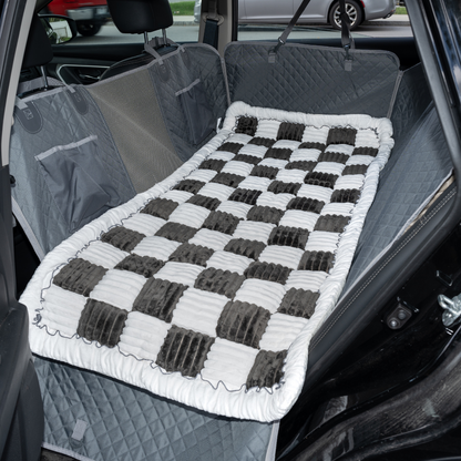 Car Seat Cover Hammock Waterproof Protector With Storage Pockets And Mesh Window For Cars And Trucks Fall 2025 Gift