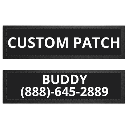 Custom Patch For Harness Dog Name And Phone Number Patch Two Line Text Fall 2025 Gift
