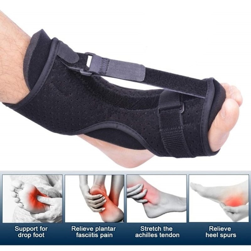 Plantar Fasciitis Night Splint Overnight Sleep Support Brace, Breathable Comfort For Morning Pain Fall 2025 Wellness