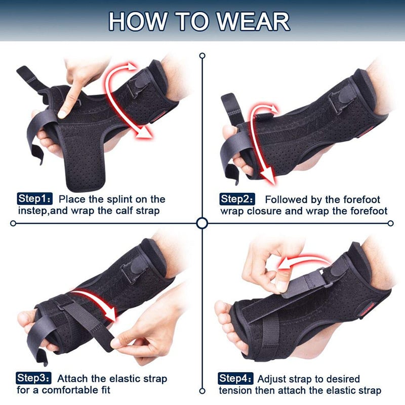Plantar Fasciitis Night Splint Overnight Sleep Support Brace, Breathable Comfort For Morning Pain Fall 2025 Wellness