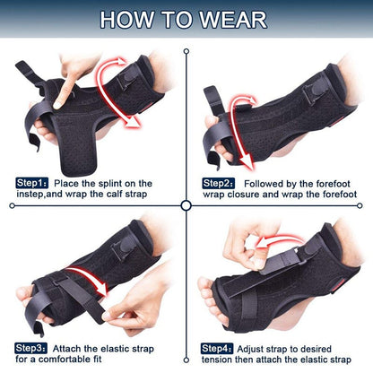 Plantar Fasciitis Night Splint Overnight Sleep Support Brace, Breathable Comfort For Morning Pain Fall 2025 Wellness
