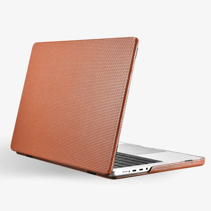 MacBook Pro Leather Case 14 16 Inch Textured Slim Shell