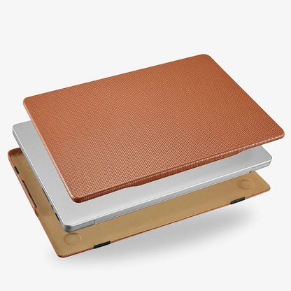 MacBook Pro Leather Case 14 16 Inch Textured Slim Shell