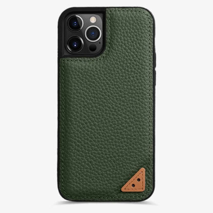 Leather Iphone 13 Case Red Slim Luxury Protective Cover