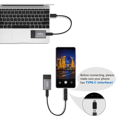 Portable SSD USB 3.0 Type C External Pocket Drive Fall 2025 Holiday Gift Fast Reliable Backup For Business Travel