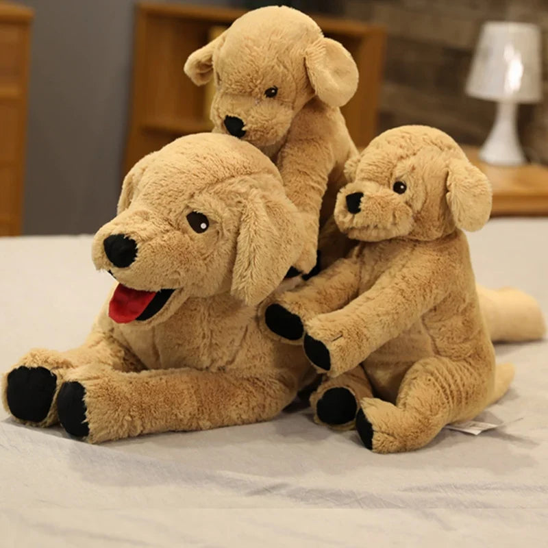 Plush Labrador Dog Realistic Stuffed Toy Birthday Gift