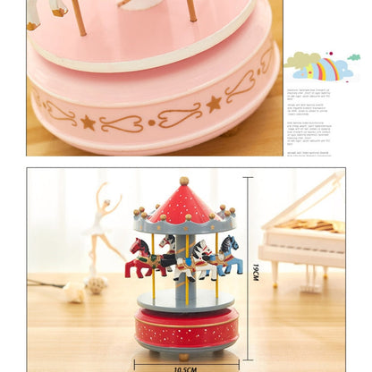 Sky City Carousel Music Box