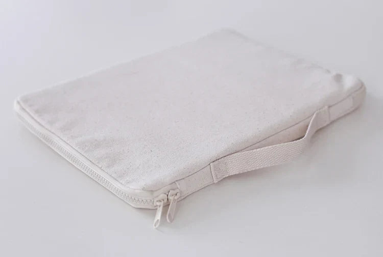 Pencil Case Canvas Kids Stationery Organizer Bag Desk Crayon Holder Back To School 2025 Portable Tidy Workspace