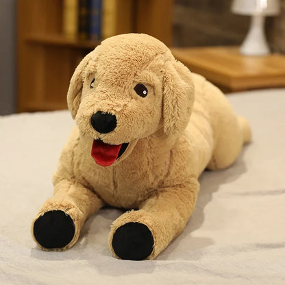 Plush Labrador Dog Realistic Stuffed Toy Birthday Gift
