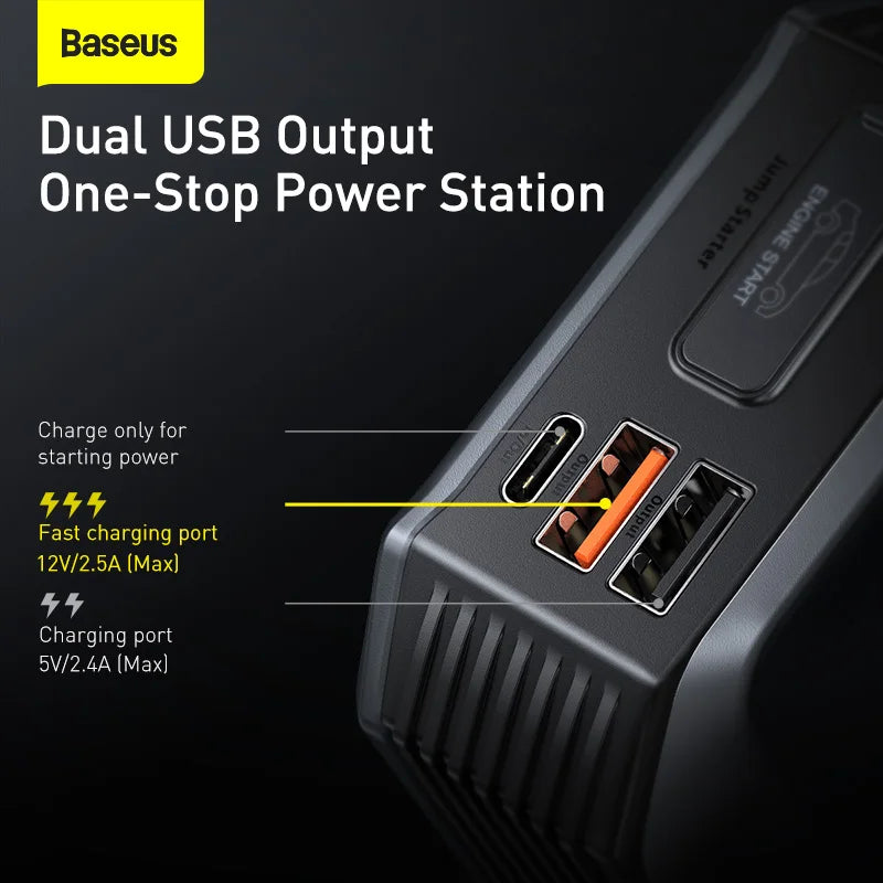 Car Jump Starter Power Bank Portable 12V Battery Charger for Emergency Boost Fall 2025 Road Trip Ready
