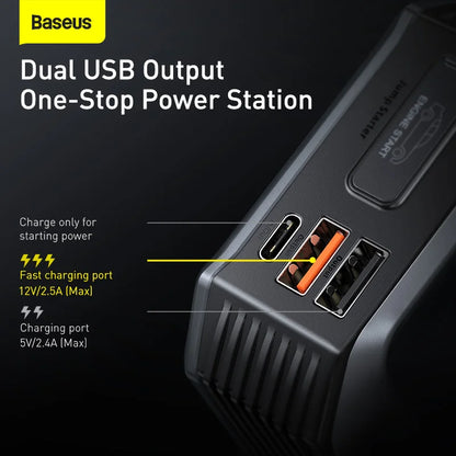 Car Jump Starter Power Bank Portable 12V Battery Charger for Emergency Boost Fall 2025 Road Trip Ready
