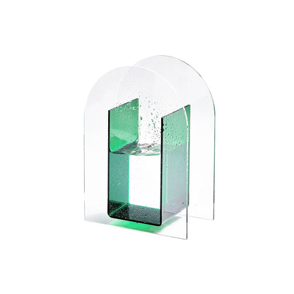 Acrylic Vase M Size Geometric Tabletop Vase Fall 2025 Rainbow Sunlight Reflection Desktop Home Decor Gift