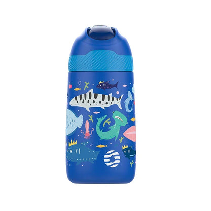 Kids Water Bottle 350ml Vacuum Insulated Thermos Healthy Straw BPA Free Back to School 2025 Hot Cold 24H