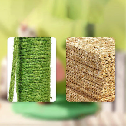 Cat Tree Cactus Style Sisal Tower Three Tier Scratching Post Cat Condo Fall 2025 Cozy Perches Gift