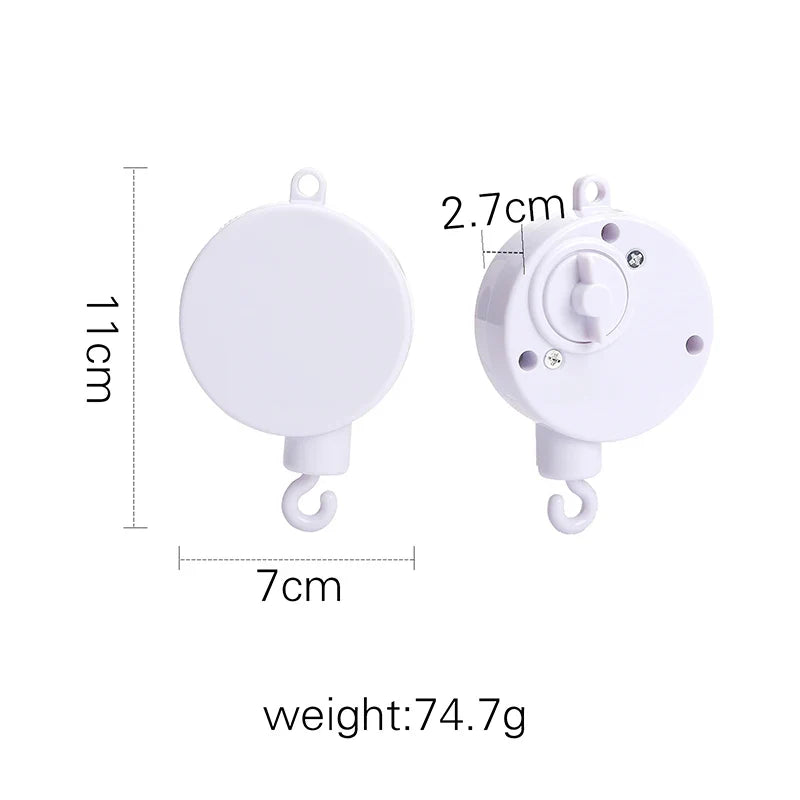 Baby Crib Mobile Wooden Nursery Newborn Sensory Toys