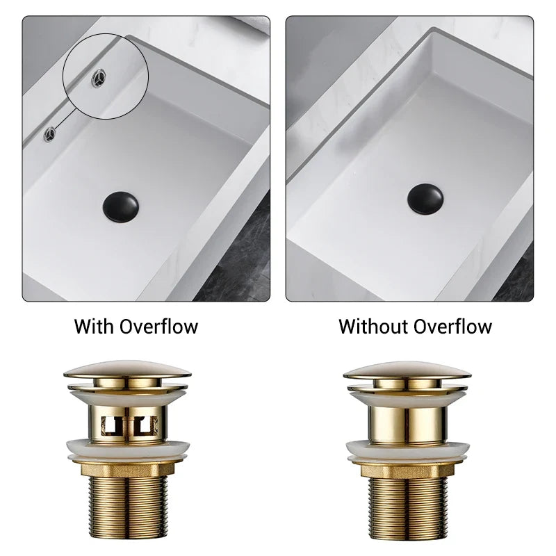Pop Up Drain Button Sink Stopper Corrosion Resistant Bathroom Accessory For Kitchen Or Bath Modern Renovation 2026