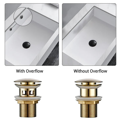 Pop Up Drain Button Sink Stopper Corrosion Resistant Bathroom Accessory For Kitchen Or Bath Modern Renovation 2026