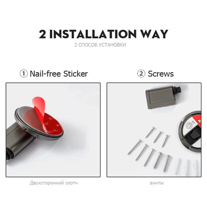 Magnetic Door Stopper Adjustable Heavy Duty No Drill