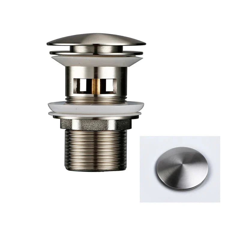Pop Up Drain Button Sink Stopper Corrosion Resistant Bathroom Accessory For Kitchen Or Bath Modern Renovation 2026