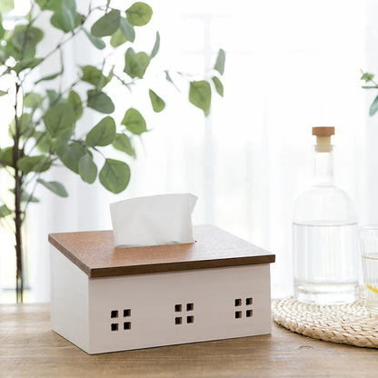 Tissue Box Wooden Nordic Napkin Holder Box Fall 2025 Kitchen Dining Organizer Eco Friendly Rustic Gift