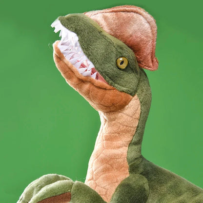 Dilophosaurus Plush Toy Double Crest Soft Dino Collectible
